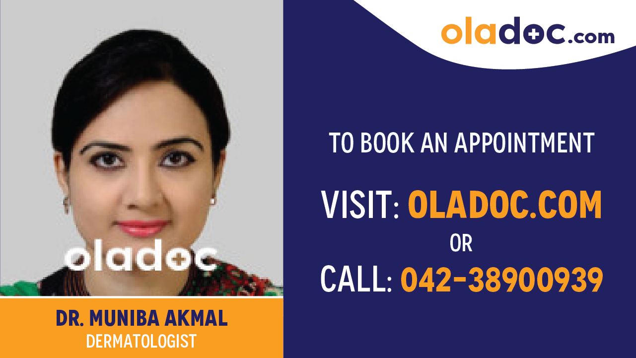 Book appointment with Dr.Muniba Akmal-best Dermatologist in Karachi